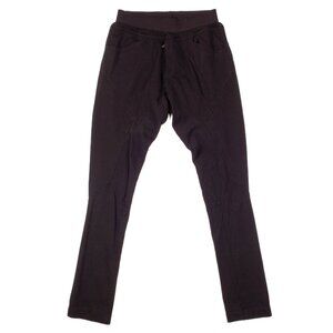 JULIUS SS 15 PRISM COLLECTION black cotton blend slim fit sweatpants